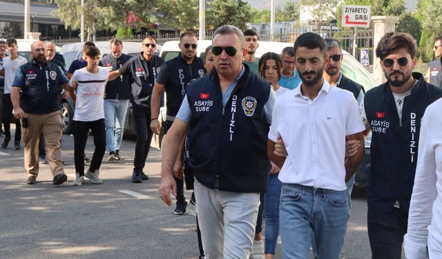 Denizli'de market sahibi kadının öldürülmesiyle ilgili 7 şüpheli adliyeye sevk edildi
