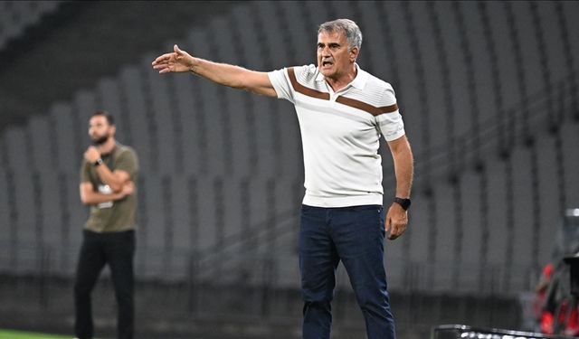 Beşiktaş Teknik Direktörü Şenol Güneş: Bu maçtan 3 puan almak önemliydi