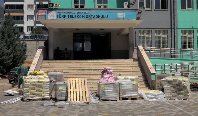 Depremlerin merkez üssü Kahramanmaraş'taki 821 okul eğitime hazırlanıyor