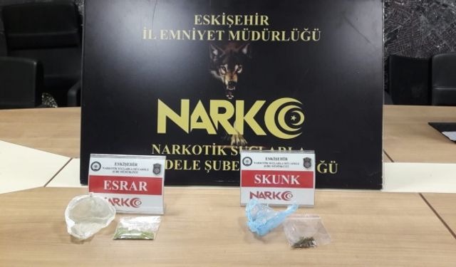Eskişehir'de düzenlenen uyuşturucu operasyonunda 4 şüpheli tutuklandı