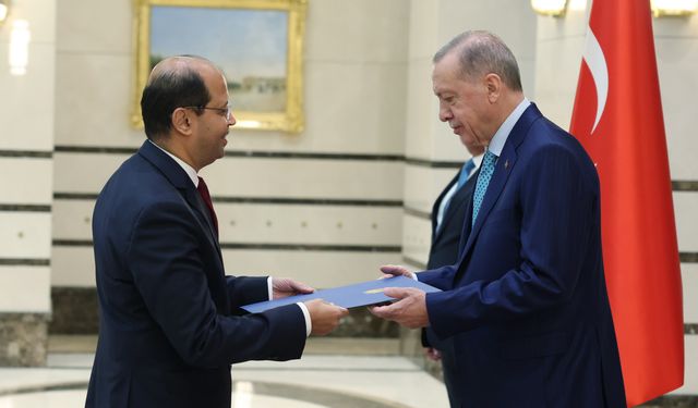 Mısır'ın Ankara Büyükelçisi Hamami, Cumhurbaşkanı Erdoğan'a güven mektubu sundu