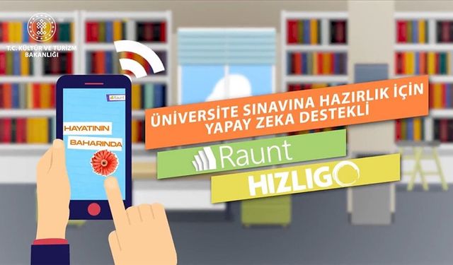 Yapay zeka destekli "RAUNT" ve "HIZLIGO" uygulamaları halk kütüphanelerinde ücretsiz hizmet verecek