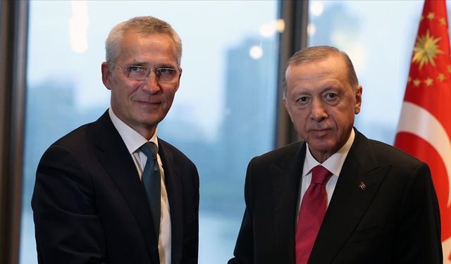 Cumhurbaşkanı Erdoğan, NATO Genel Sekreteri Jens Stoltenberg'i kabul etti