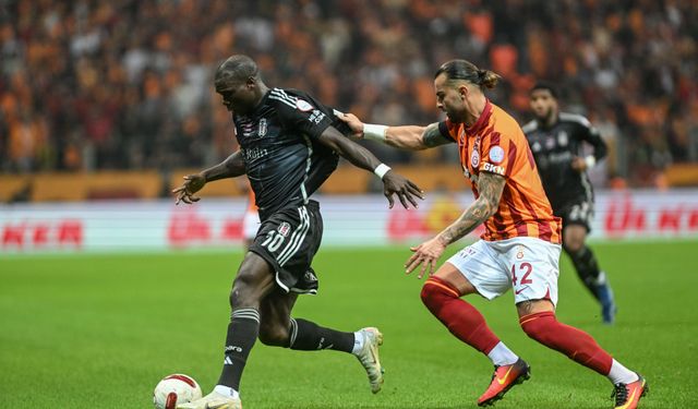 İlk yarı sonucu: Galatasaray 1 - Beşiktaş 0