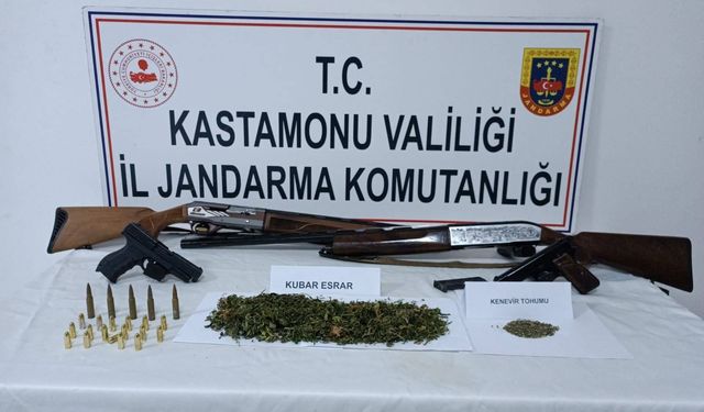 Kastamonu'da uyuşturucu operasyonlarında 2 zanlı yakalandı