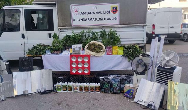 Ankara'daki uyuşturucu operasyonunda 2 kişi yakalandı