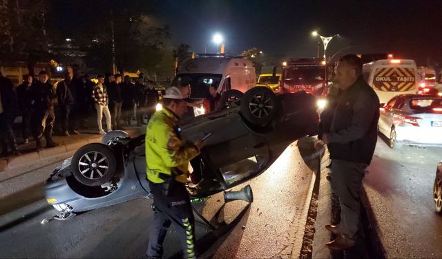 Kocaeli'de 9 aracın karıştığı kazada 6 kişi yaralandı