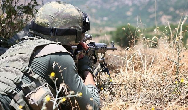 Suriye'nin kuzeyinde saldırı hazırlığındaki 2 PKK/YPG'li terörist etkisiz hale getirildi