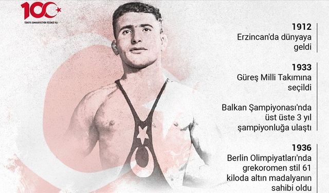 Cumhuriyetin ilk olimpiyat şampiyonu sporcusu: Yaşar Erkan