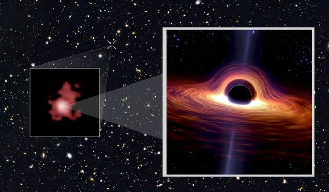 James Webb uzay teleskobu, tarihteki en eski ve en uzak kara deliği keşfetti