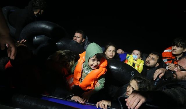 Ege'de 2023'te geri itilen 25 bin düzensiz göçmeni Sahil Güvenlik ekipleri kurtardı