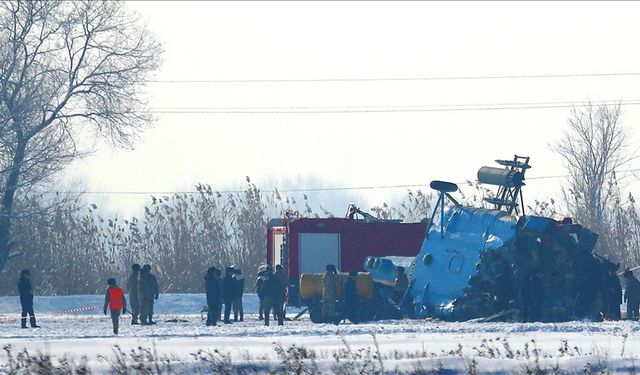Kırgızistan'da askeri helikopterin düşmesi sonucu 1 kişi öldü, 8 kişi yaralandı