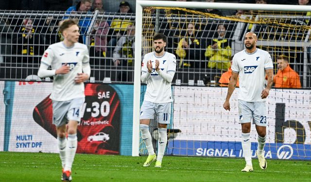 Bundesliga'da Borussia Dortmund, Hoffenheim'a 3-2 yenildi