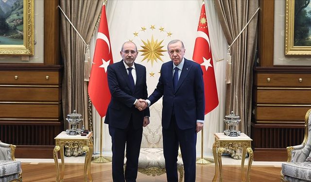 Cumhurbaşkanı Erdoğan, Ürdün Dışişleri Bakanı Safedi'yi kabul etti