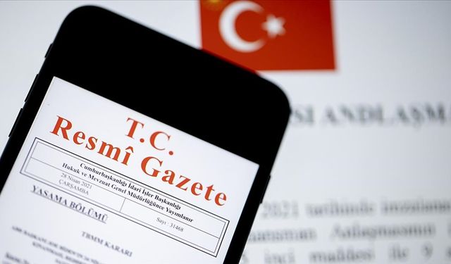 TBMM kararları Resmi Gazete'de