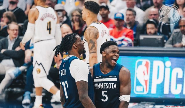 NBA'de Timberwolves, Nuggets'ı Anthony Edwards'ın 29 sayısıyla yendi
