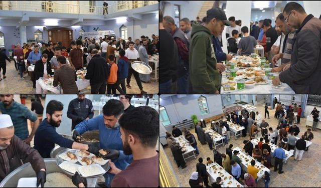 Osmanlı mirası toplu iftar geleneği Kerkük'te yaşatılmaya devam ediyor