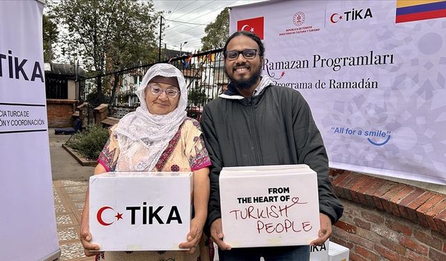 TİKA, Kolombiya'da 500 aileye gıda desteğinde bulundu