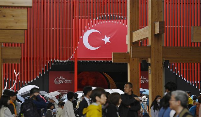 Japonya'daki EXPO 2025'teki Türkiye pavilyonuna ziyaretçiler yoğun ilgi gösteriyor