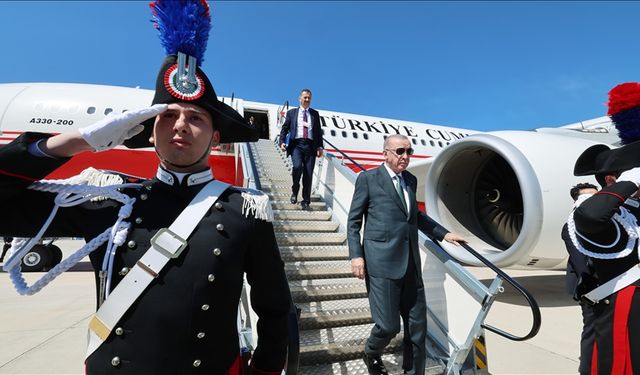 Cumhurbaşkanı Erdoğan İtalya'da
