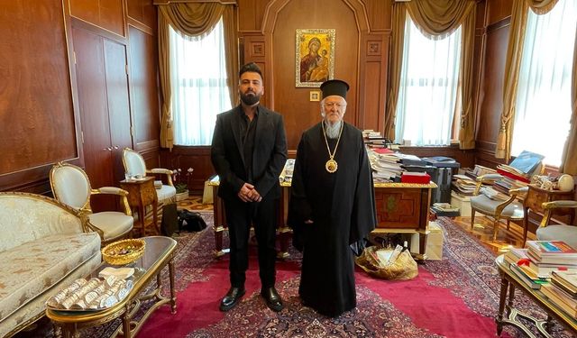 Ekümenik Patrik Bartholomeos, Yazar Radoslav Bazarov’u kabul etti