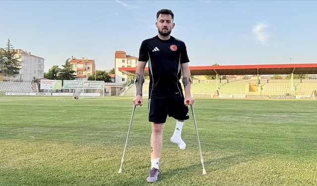 Ampute futbolun gol kralı Ömer Güleryüz
