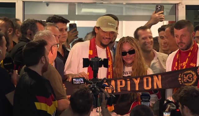 Leroy Sane, Galatasaray için İstanbul'a geldi