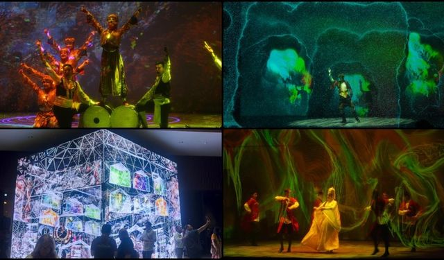 "5. İstanbul Dijital Sanat Festivali" AKM'de sanatseverlerle buluştu