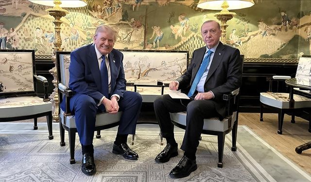 Cumhurbaşkanı Erdoğan, ABD Başkanı Trump ile bir araya geldi