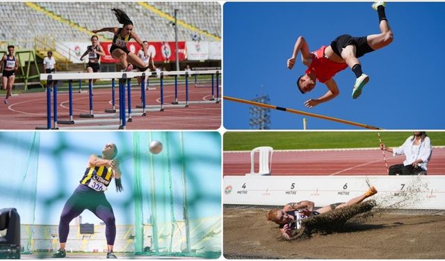 Türkiye Atletizm Federasyonu Süper Lig 1. Kademe Yarışları, İzmir'de tamamlandı