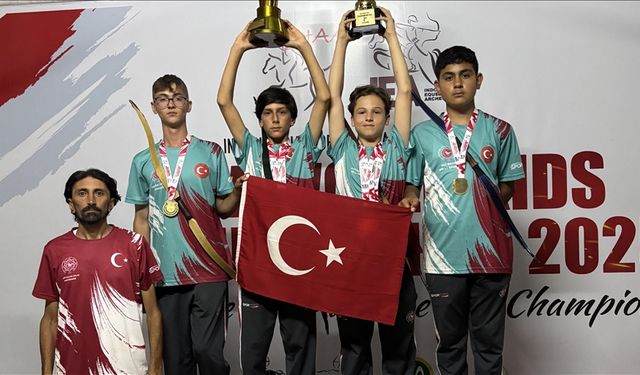 Türkiye Geleneksel Atlı Okçuluk Yıldız Milli Takımı, Endonezya'da 2. oldu
