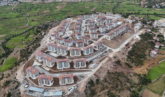 Çelikhan ilçesinde deprem konutlarında sona gelindi