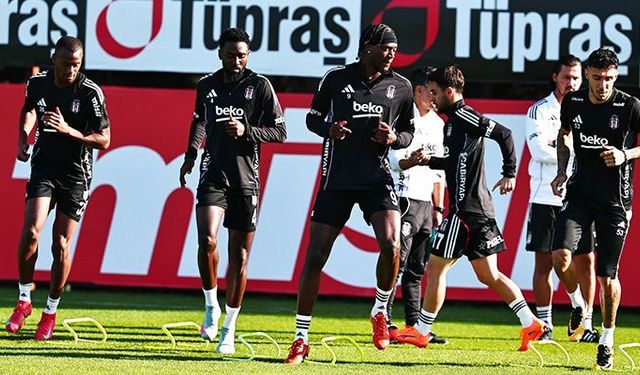 Beşiktaş kondisyon ve taktik çalıştı