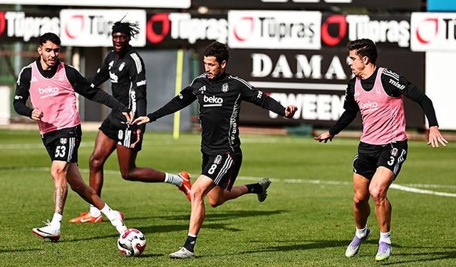 Beşiktaş'ta Samsunspor maçı hazırlıkları sürüyor
