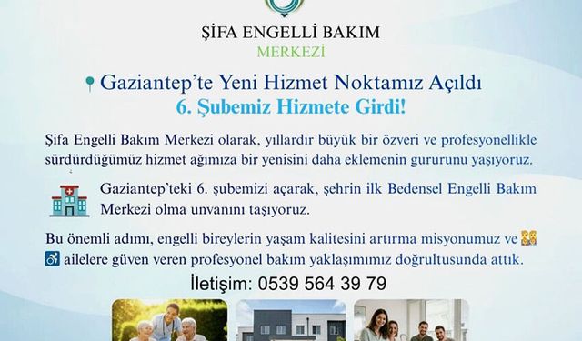 ŞİFA ENGELLİ BAKIM MERKEZİ