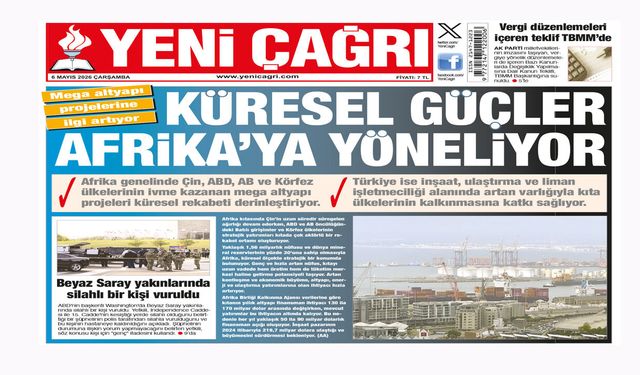 Yeni Çağrı Gazetesi'nin 6 Mayıs 2026 Çarşamba Tarihli Gazete Sayfaları