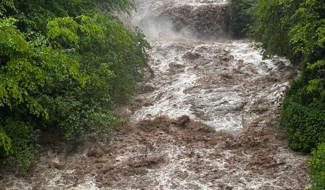 Ordu'nun Korgan ilçesinde yağış etkili oldu