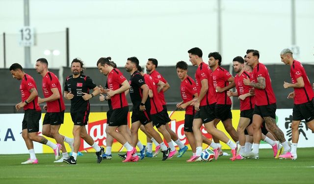 A Milli Futbol Takımı, Paraguay maçının hazırlıklarını sürdürdü