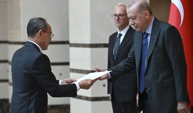Cumhurbaşkanı Erdoğan, büyükelçilerin güven mektuplarını kabul etti
