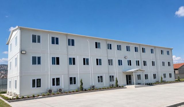 Karmod 3 ilde toplu konut projelerine prefabrik şantiye yapıları kurdu