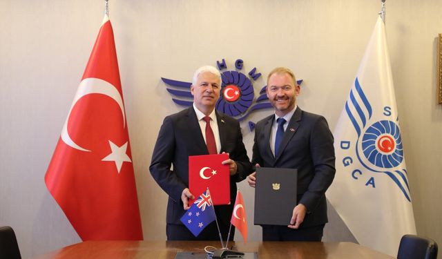 Türkiye ile Yeni Zelanda havacılık alanında mutabakat zaptı imzaladı
