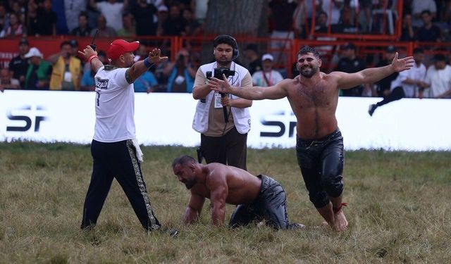 665. Tarihi Kırkpınar Yağlı Güreşleri'nde başpehlivan Erkan Taş oldu