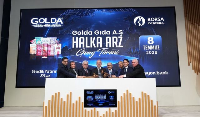 Borsa İstanbul'da gong Golda Gıda Sanayi ve Ticaret AŞ için çaldı
