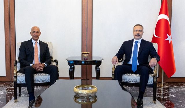 Dışişleri Bakanı Fidan, ABD'nin Ankara Büyükelçisi Barrack'ı kabul etti