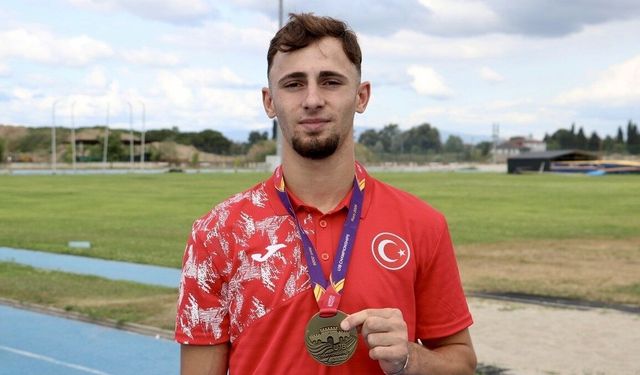 Rekortmen Avrupa şampiyonu genç milli atlet gözünü dünya rekoruna dikti