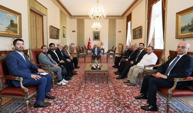 TBMM Başkanı Kurtulmuş, Filipinler'in Bangsamoro Özerk Bölgesi Kurucu Başbakanı İbrahim ile görüştü