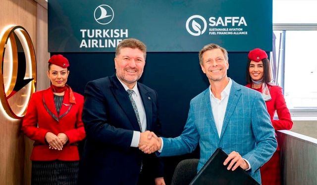 THY, sürdürülebilir havacılık yakıtı gelişimini desteklemek için 'SAFFA Fonu'na katıldı