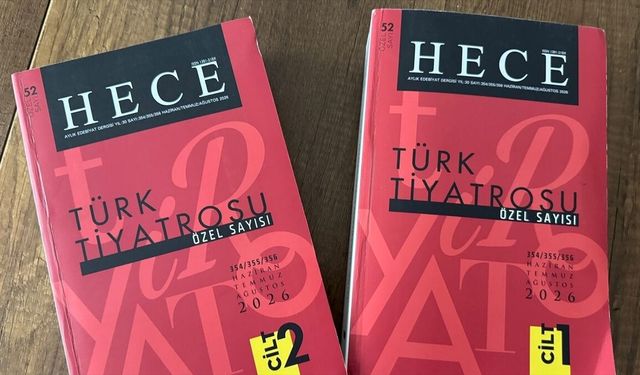 Türk tiyatrosunun geçmişi ve bugünü 'Hece' özel sayısında mercek altına alınıyor