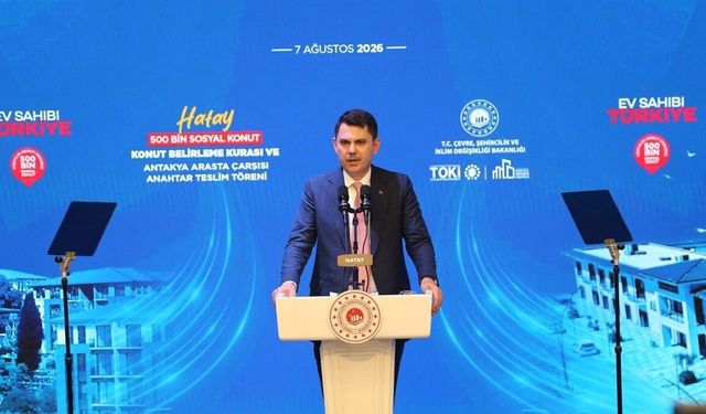 Bakan Kurum: Asrın inşa seferberliğindeki hızımızı, sosyal konut seferberliğinde de sürdürmeye devam ediyoruz