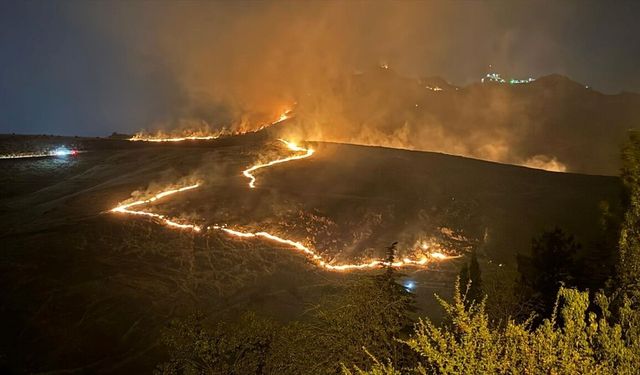 Başkentte bir günde 140 yangın çıktı